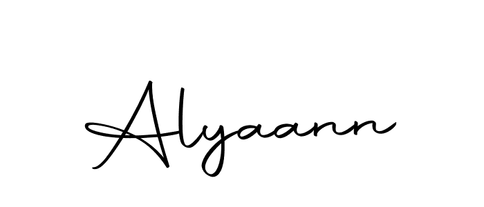 Alyaann stylish signature style. Best Handwritten Sign (Autography-DOLnW) for my name. Handwritten Signature Collection Ideas for my name Alyaann. Alyaann signature style 10 images and pictures png