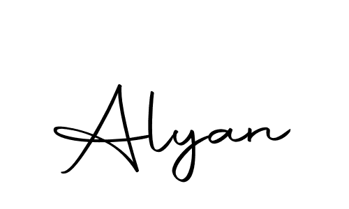 Make a beautiful signature design for name Alyan. Use this online signature maker to create a handwritten signature for free. Alyan signature style 10 images and pictures png