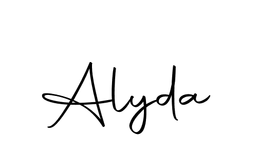 How to make Alyda signature? Autography-DOLnW is a professional autograph style. Create handwritten signature for Alyda name. Alyda signature style 10 images and pictures png