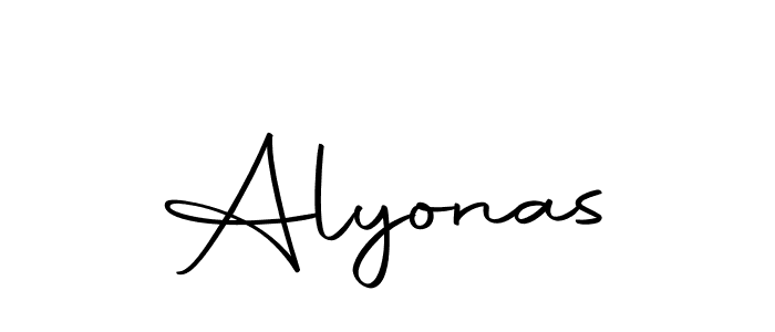 You should practise on your own different ways (Autography-DOLnW) to write your name (Alyonas) in signature. don't let someone else do it for you. Alyonas signature style 10 images and pictures png