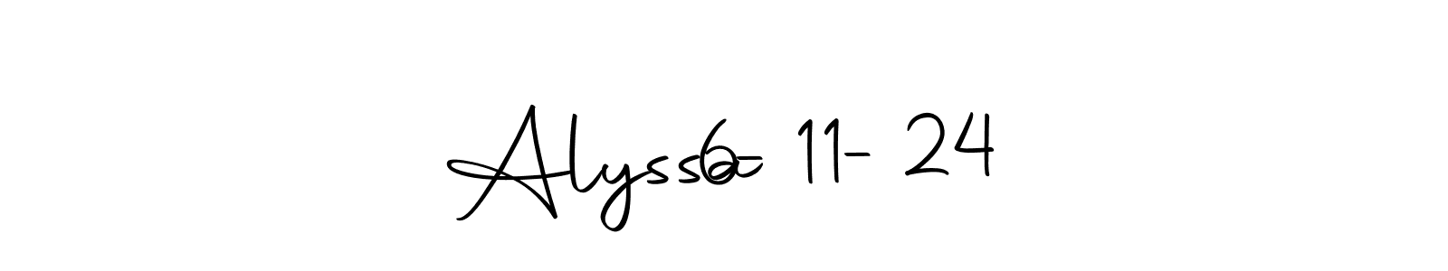 if you are searching for the best signature style for your name Alyssa   6-11-24. so please give up your signature search. here we have designed multiple signature styles  using Autography-DOLnW. Alyssa   6-11-24 signature style 10 images and pictures png