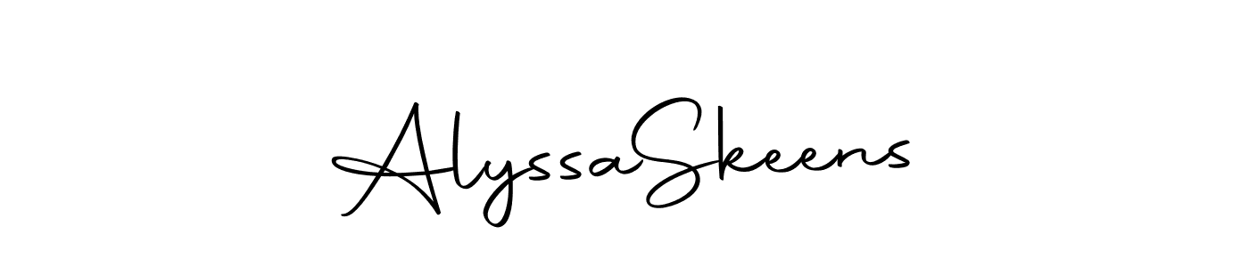 You can use this online signature creator to create a handwritten signature for the name Alyssa  Skeens. This is the best online autograph maker. Alyssa  Skeens signature style 10 images and pictures png