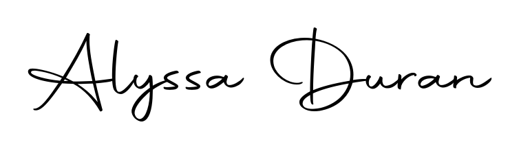Style your name Alyssa Duran with confidence using Autography-DOLnW signature design. Simple, elegant, and ready for immediate document use. Alyssa Duran signature style 10 images and pictures png