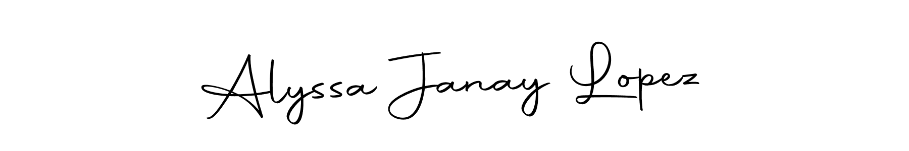 Make a short Alyssa Janay Lopez signature style. Manage your documents anywhere anytime using Autography-DOLnW. Create and add eSignatures, submit forms, share and send files easily. Alyssa Janay Lopez signature style 10 images and pictures png