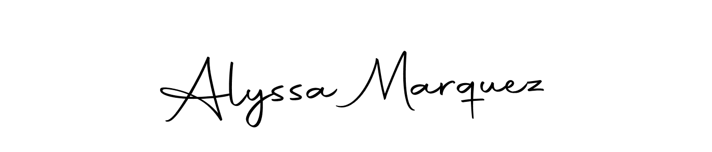 Use a signature maker to create a handwritten signature online. With this signature software, you can design (Autography-DOLnW) your own signature for name Alyssa Marquez. Alyssa Marquez signature style 10 images and pictures png