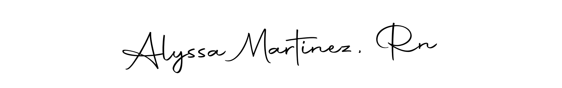 Also You can easily find your signature by using the search form. We will create Alyssa Martinez, Rn name handwritten signature images for you free of cost using Autography-DOLnW sign style. Alyssa Martinez, Rn signature style 10 images and pictures png