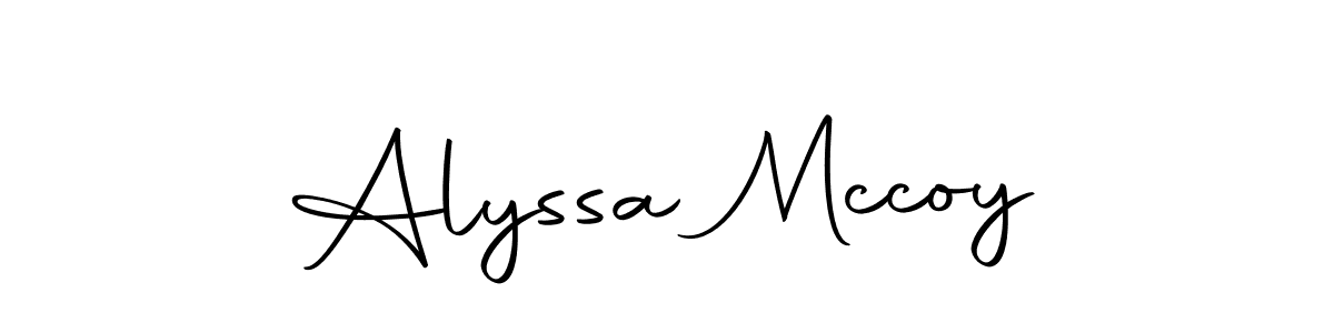 Make a short Alyssa Mccoy signature style. Manage your documents anywhere anytime using Autography-DOLnW. Create and add eSignatures, submit forms, share and send files easily. Alyssa Mccoy signature style 10 images and pictures png