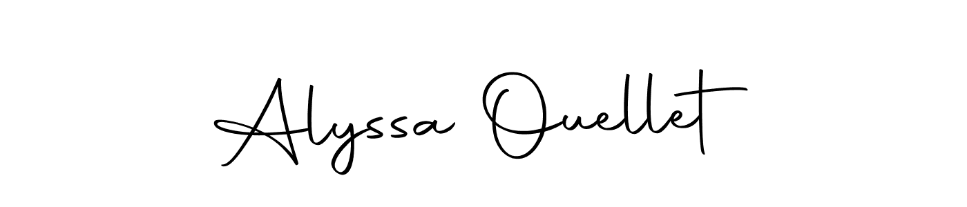 It looks lik you need a new signature style for name Alyssa Ouellet. Design unique handwritten (Autography-DOLnW) signature with our free signature maker in just a few clicks. Alyssa Ouellet signature style 10 images and pictures png