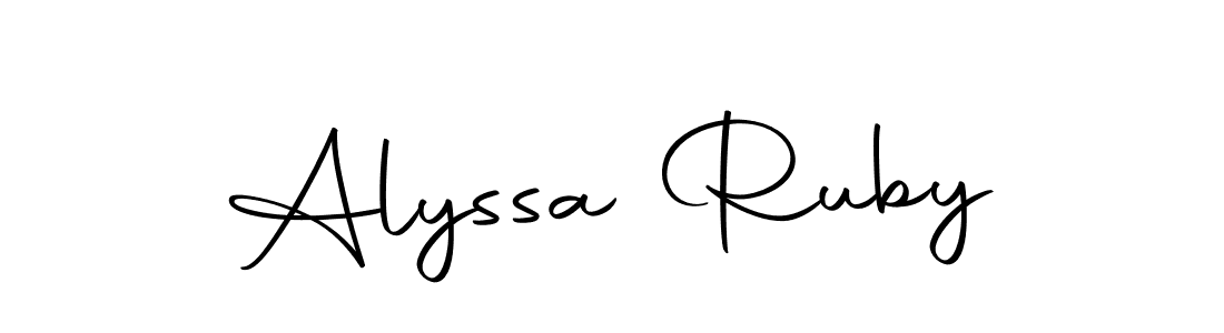 Autography-DOLnW is a professional signature style that is perfect for those who want to add a touch of class to their signature. It is also a great choice for those who want to make their signature more unique. Get Alyssa Ruby name to fancy signature for free. Alyssa Ruby signature style 10 images and pictures png