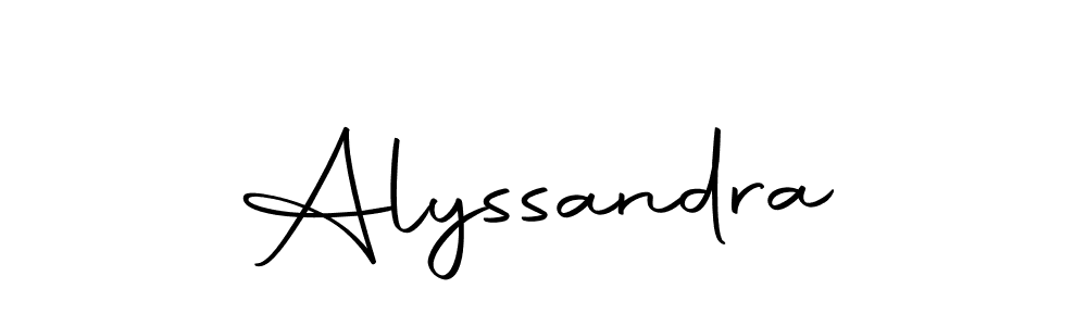 How to make Alyssandra signature? Autography-DOLnW is a professional autograph style. Create handwritten signature for Alyssandra name. Alyssandra signature style 10 images and pictures png