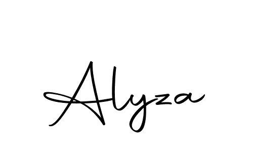 Also we have Alyza name is the best signature style. Create professional handwritten signature collection using Autography-DOLnW autograph style. Alyza signature style 10 images and pictures png
