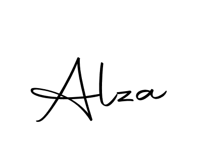 Use a signature maker to create a handwritten signature online. With this signature software, you can design (Autography-DOLnW) your own signature for name Alza. Alza signature style 10 images and pictures png