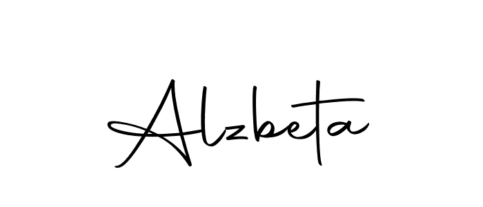 How to make Alzbeta signature? Autography-DOLnW is a professional autograph style. Create handwritten signature for Alzbeta name. Alzbeta signature style 10 images and pictures png