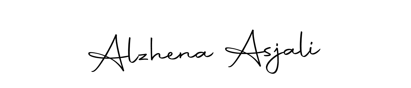 How to Draw Alzhena Asjali signature style? Autography-DOLnW is a latest design signature styles for name Alzhena Asjali. Alzhena Asjali signature style 10 images and pictures png