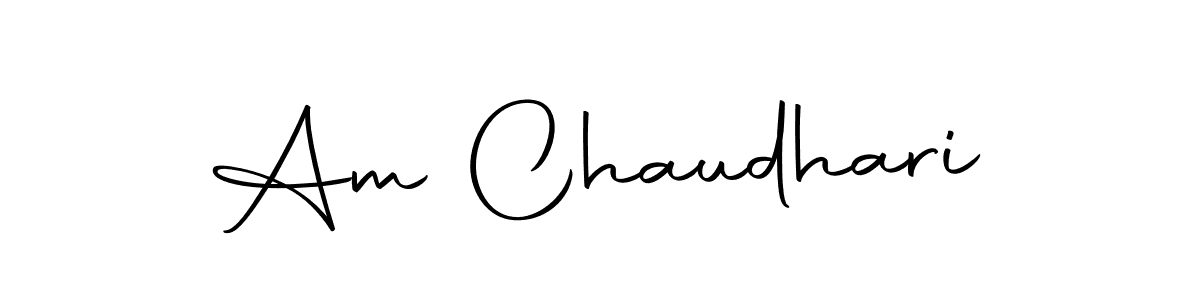 The best way (Autography-DOLnW) to make a short signature is to pick only two or three words in your name. The name Am Chaudhari include a total of six letters. For converting this name. Am Chaudhari signature style 10 images and pictures png