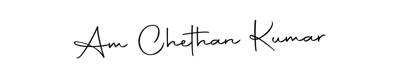 Design your own signature with our free online signature maker. With this signature software, you can create a handwritten (Autography-DOLnW) signature for name Am Chethan Kumar. Am Chethan Kumar signature style 10 images and pictures png