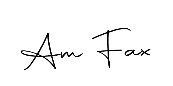 You should practise on your own different ways (Autography-DOLnW) to write your name (Am Fax) in signature. don't let someone else do it for you. Am Fax signature style 10 images and pictures png