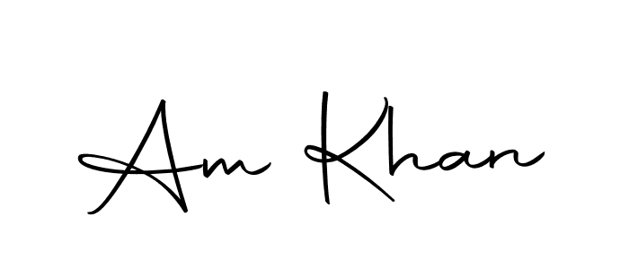 Create a beautiful signature design for name Am Khan. With this signature (Autography-DOLnW) fonts, you can make a handwritten signature for free. Am Khan signature style 10 images and pictures png