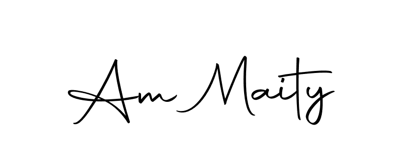 Create a beautiful signature design for name Am Maity. With this signature (Autography-DOLnW) fonts, you can make a handwritten signature for free. Am Maity signature style 10 images and pictures png