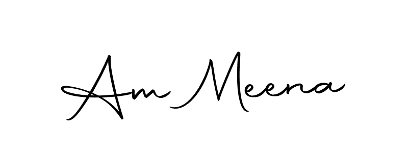 How to make Am Meena signature? Autography-DOLnW is a professional autograph style. Create handwritten signature for Am Meena name. Am Meena signature style 10 images and pictures png