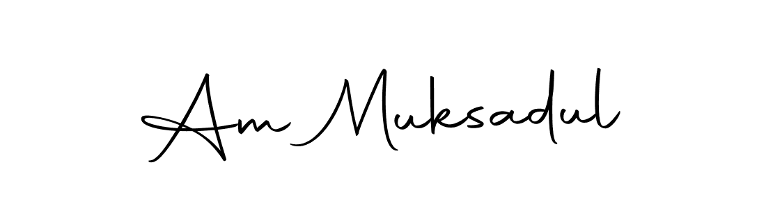 if you are searching for the best signature style for your name Am Muksadul. so please give up your signature search. here we have designed multiple signature styles  using Autography-DOLnW. Am Muksadul signature style 10 images and pictures png