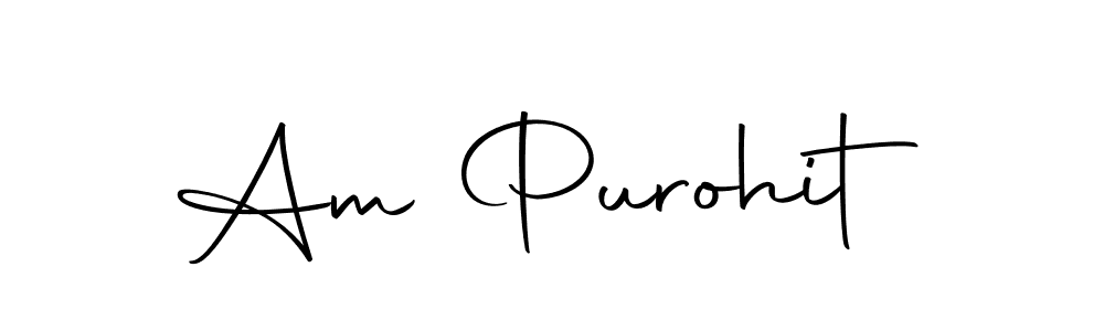 Make a beautiful signature design for name Am Purohit. Use this online signature maker to create a handwritten signature for free. Am Purohit signature style 10 images and pictures png