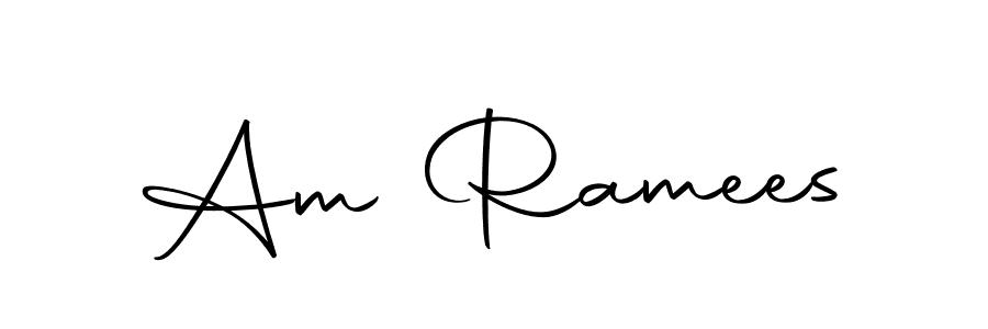 if you are searching for the best signature style for your name Am Ramees. so please give up your signature search. here we have designed multiple signature styles  using Autography-DOLnW. Am Ramees signature style 10 images and pictures png