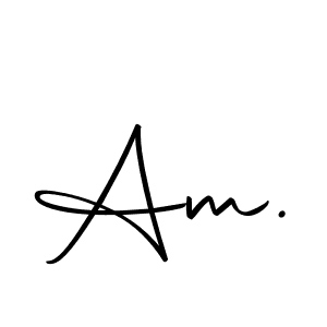 How to make Am. signature? Autography-DOLnW is a professional autograph style. Create handwritten signature for Am. name. Am. signature style 10 images and pictures png