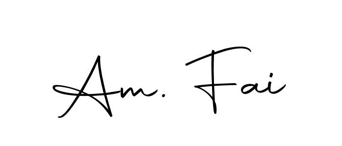 Make a short Am. Fai signature style. Manage your documents anywhere anytime using Autography-DOLnW. Create and add eSignatures, submit forms, share and send files easily. Am. Fai signature style 10 images and pictures png