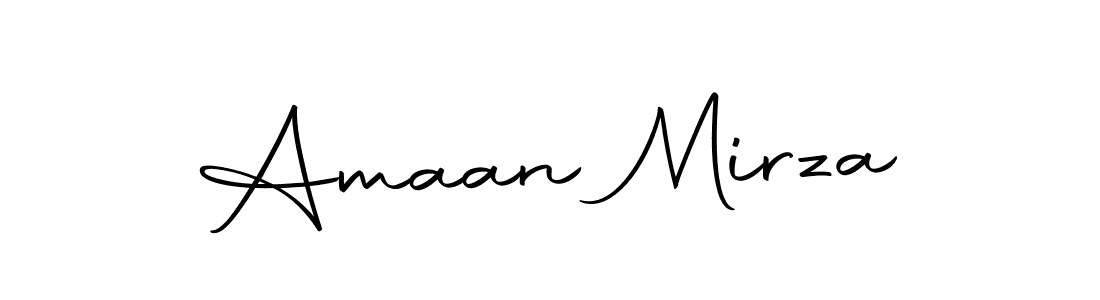Use a signature maker to create a handwritten signature online. With this signature software, you can design (Autography-DOLnW) your own signature for name Amaan Mirza. Amaan Mirza signature style 10 images and pictures png