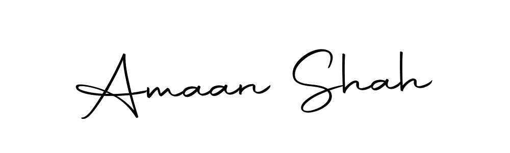Design your own signature with our free online signature maker. With this signature software, you can create a handwritten (Autography-DOLnW) signature for name Amaan Shah. Amaan Shah signature style 10 images and pictures png