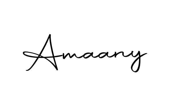 Design your own signature with our free online signature maker. With this signature software, you can create a handwritten (Autography-DOLnW) signature for name Amaany. Amaany signature style 10 images and pictures png