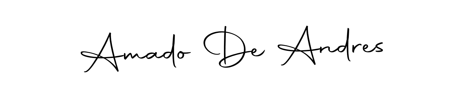 Also we have Amado De Andres name is the best signature style. Create professional handwritten signature collection using Autography-DOLnW autograph style. Amado De Andres signature style 10 images and pictures png