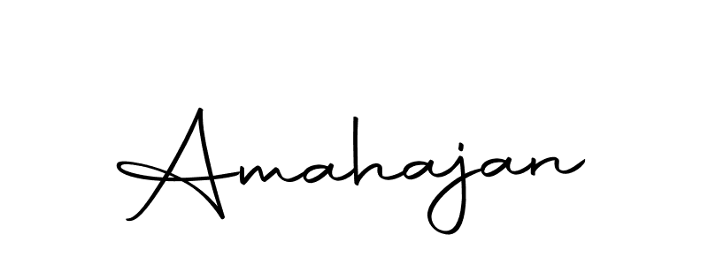 Make a beautiful signature design for name Amahajan. With this signature (Autography-DOLnW) style, you can create a handwritten signature for free. Amahajan signature style 10 images and pictures png