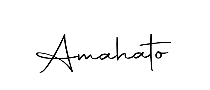 You should practise on your own different ways (Autography-DOLnW) to write your name (Amahato) in signature. don't let someone else do it for you. Amahato signature style 10 images and pictures png