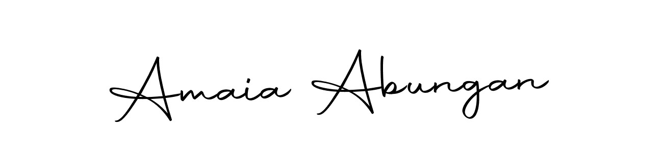 How to make Amaia Abungan signature? Autography-DOLnW is a professional autograph style. Create handwritten signature for Amaia Abungan name. Amaia Abungan signature style 10 images and pictures png