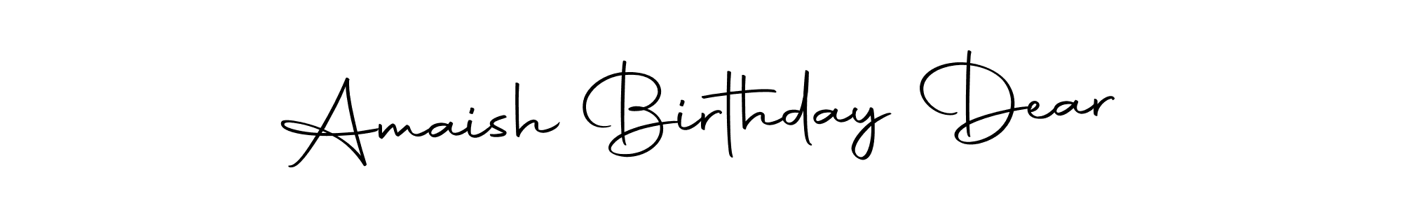 You should practise on your own different ways (Autography-DOLnW) to write your name (Amaish Birthday Dear) in signature. don't let someone else do it for you. Amaish Birthday Dear signature style 10 images and pictures png