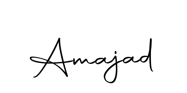 Create a beautiful signature design for name Amajad. With this signature (Autography-DOLnW) fonts, you can make a handwritten signature for free. Amajad signature style 10 images and pictures png