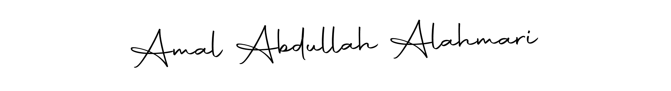 How to make Amal Abdullah Alahmari name signature. Use Autography-DOLnW style for creating short signs online. This is the latest handwritten sign. Amal Abdullah Alahmari signature style 10 images and pictures png