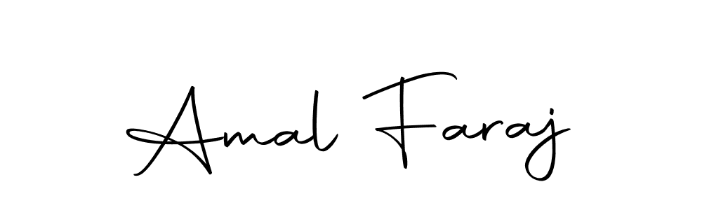 The best way (Autography-DOLnW) to make a short signature is to pick only two or three words in your name. The name Amal Faraj include a total of six letters. For converting this name. Amal Faraj signature style 10 images and pictures png