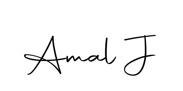 Make a beautiful signature design for name Amal J. With this signature (Autography-DOLnW) style, you can create a handwritten signature for free. Amal J signature style 10 images and pictures png