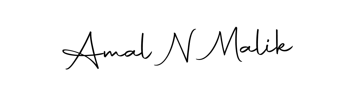 You should practise on your own different ways (Autography-DOLnW) to write your name (Amal N Malik) in signature. don't let someone else do it for you. Amal N Malik signature style 10 images and pictures png