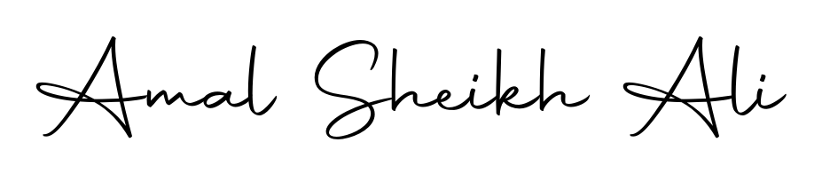 Design your own signature with our free online signature maker. With this signature software, you can create a handwritten (Autography-DOLnW) signature for name Amal Sheikh Ali. Amal Sheikh Ali signature style 10 images and pictures png