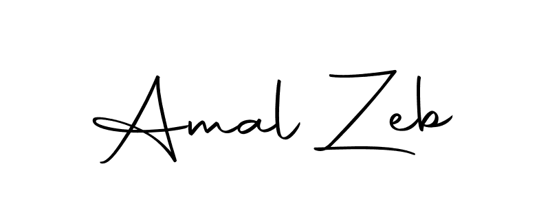 Make a beautiful signature design for name Amal Zeb. With this signature (Autography-DOLnW) style, you can create a handwritten signature for free. Amal Zeb signature style 10 images and pictures png