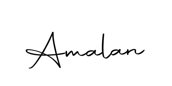 Use a signature maker to create a handwritten signature online. With this signature software, you can design (Autography-DOLnW) your own signature for name Amalan. Amalan signature style 10 images and pictures png