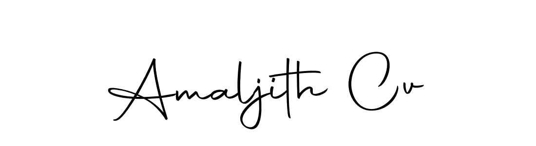 if you are searching for the best signature style for your name Amaljith Cv. so please give up your signature search. here we have designed multiple signature styles  using Autography-DOLnW. Amaljith Cv signature style 10 images and pictures png