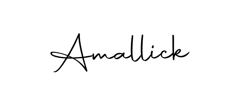 Make a beautiful signature design for name Amallick. With this signature (Autography-DOLnW) style, you can create a handwritten signature for free. Amallick signature style 10 images and pictures png