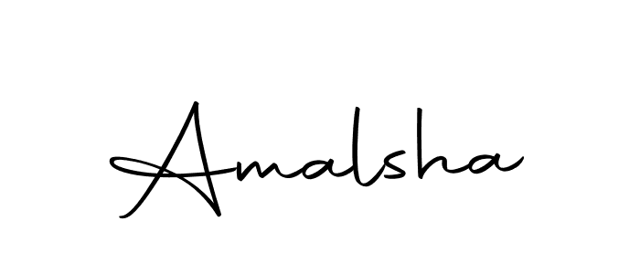 Make a beautiful signature design for name Amalsha. Use this online signature maker to create a handwritten signature for free. Amalsha signature style 10 images and pictures png