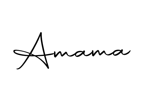 Use a signature maker to create a handwritten signature online. With this signature software, you can design (Autography-DOLnW) your own signature for name Amama. Amama signature style 10 images and pictures png