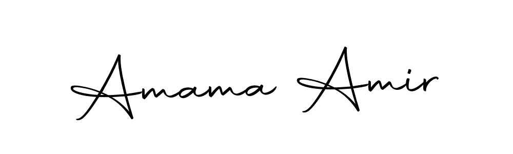 Make a beautiful signature design for name Amama Amir. Use this online signature maker to create a handwritten signature for free. Amama Amir signature style 10 images and pictures png